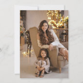 Cartes de Noël Famille (Dos)