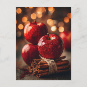 Cartes de Noël Festives et Élégantes avec Pommes
