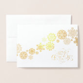 Cartes de Noël - Flammes de neige (Devant avec enveloppe)