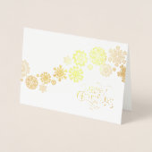 Cartes de Noël - Flammes de neige (Devant)