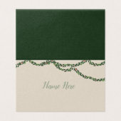 Cartes de Noël Garland (Outside Unfolded)