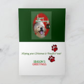 Cartes de Noël Golden Retriever Cadeaux (Intérieur)