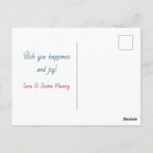 Cartes de Noël graphiques tendance turquoise paill (Dos)