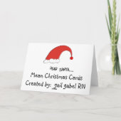 Cartes de Noël Hilarique et Quirky (Dos)