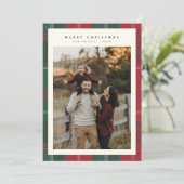 Cartes de Noël Jardin Photo Famille Moderne (Debout devant)