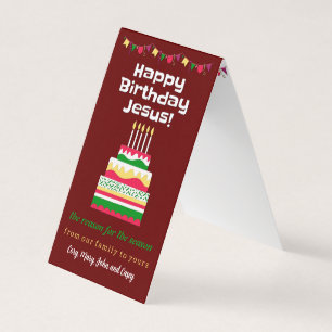 Cartes de Noël Jésus Joyeux Anniversaire Carte Jés