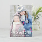 Cartes de Noël Joyeuses et brillantes (Debout devant)