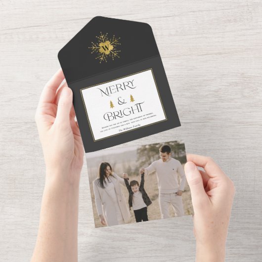 Cartes de Noël Joyeuses et Lumineuses (Déchirure)