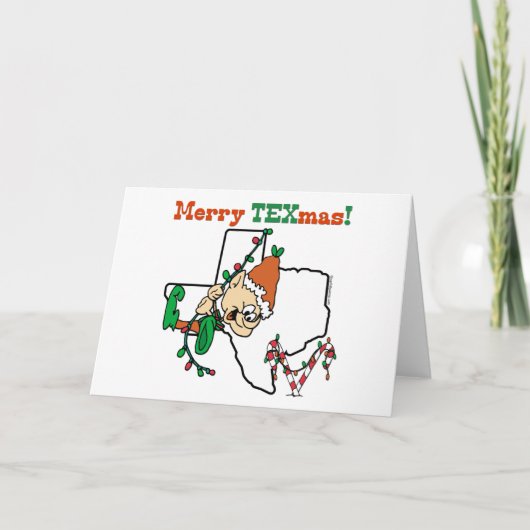 Cartes de Noël Joyeuses Texmas (Devant)