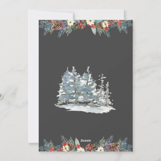 Cartes de Noël | Joyeux Noël en script (Dos)