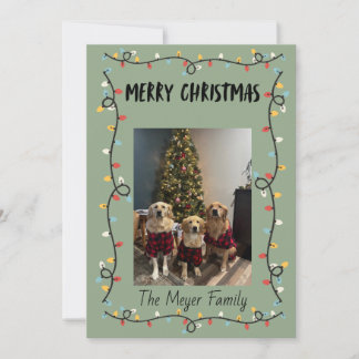 Cartes de Noël Lumières de Noël