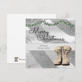 Cartes de Noël militaires américaines (Devant / Derrière)