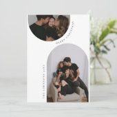 Cartes de Noël minimalistes (Debout devant)