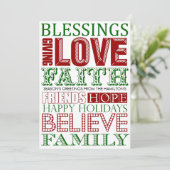 Cartes de Noël modernes (Debout devant)