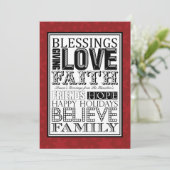 Cartes de Noël modernes (Debout devant)