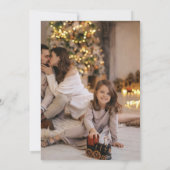 Cartes de Noël modernes Collage Photo de Noël (Dos)