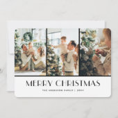 Cartes de Noël modernes Red Buffalo Plaid (Devant)