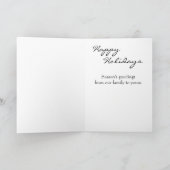 Cartes de Noël modifiables "Mistletoe Messenger" (Intérieur)