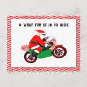 cartes de Noël moto (Devant)