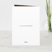 Cartes de Noël Neutral Deer Couple (Dos)