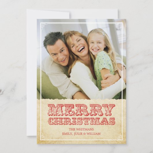 Cartes de Noël occidentales (Devant)