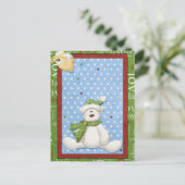 Cartes de Noël Ours Polaire (Debout devant)