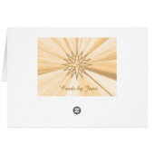 Cartes de Noël par l'étoile de Janz (Dos Horizontal)