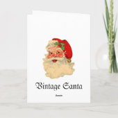 Cartes de Noël Père Noël vintages (Dos)