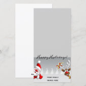 Cartes de Noël personnalisées de photo (Devant / Derrière)