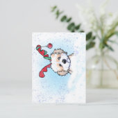 Cartes de Noël personnalisées KiniArt Havanese (Debout devant)