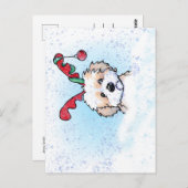 Cartes de Noël personnalisées KiniArt Havanese (Devant / Derrière)