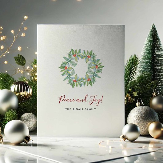Cartes de Noël personnalisées Pas de photo