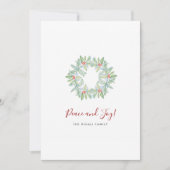 Cartes de Noël personnalisées Pas de photo (Devant)