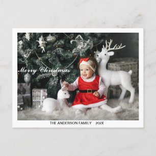 Cartes de Noël personnalisées, Photo personnalisée