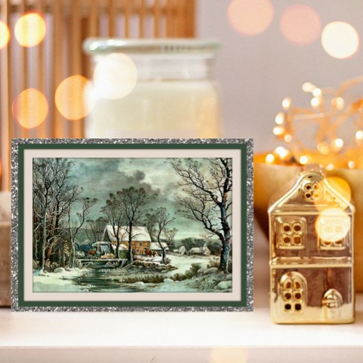 Cartes de Noël personnalisées vintages