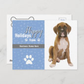 Cartes de Noël Pet Business (Devant / Derrière)