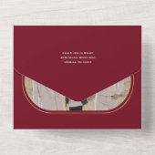 Cartes de Noël photo avec calligraphie élégante (Verso)