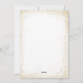 Cartes de Noël photo Silver Gold Blanc (Dos)