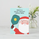 Cartes de Noël Pickball (Debout devant)