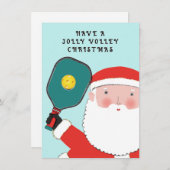 Cartes de Noël Pickball (Devant / Derrière)