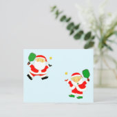 Cartes de Noël Pickleball Couple (Debout devant)
