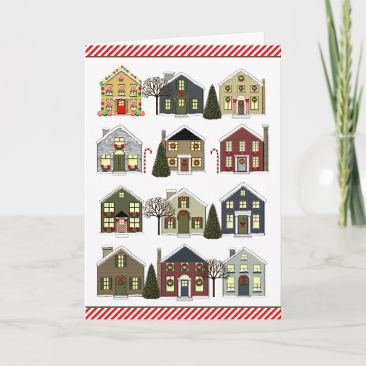 Cartes de Noël pour agents immobiliers (Devant)