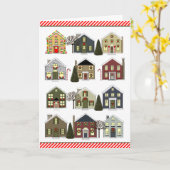 Cartes de Noël pour agents immobiliers (Fleur jaune)