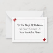 Cartes de Noël pour animaux de compagnie : Carte d (Dos)