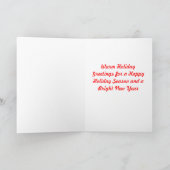 Cartes de Noël pour Bulldog (Intérieur)