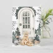 Cartes de Noël pour chats amusantes 3 (Debout devant)