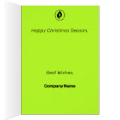 Cartes de Noël pour chaux-chandelles noires (Intérieur (Droit))