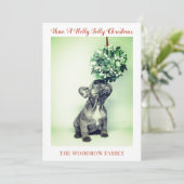 Cartes de Noël pour chien (Debout devant)