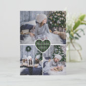 Cartes de Noël pour la photo de neige de Buffle Ve (Debout devant)