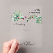 Cartes de Noël pour le feuillage et les lumières t (In situ (ordinateur de poche))